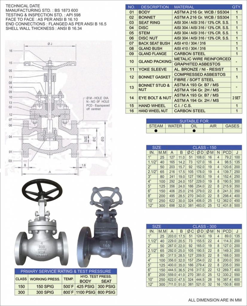 Globe Valve Chamunda Engineering